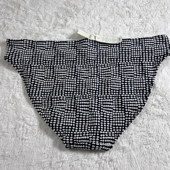 Aerie Women's Black White Polka Dot High Waisted Bikini Bottom XL Swimwear New - Picture 5 of 11